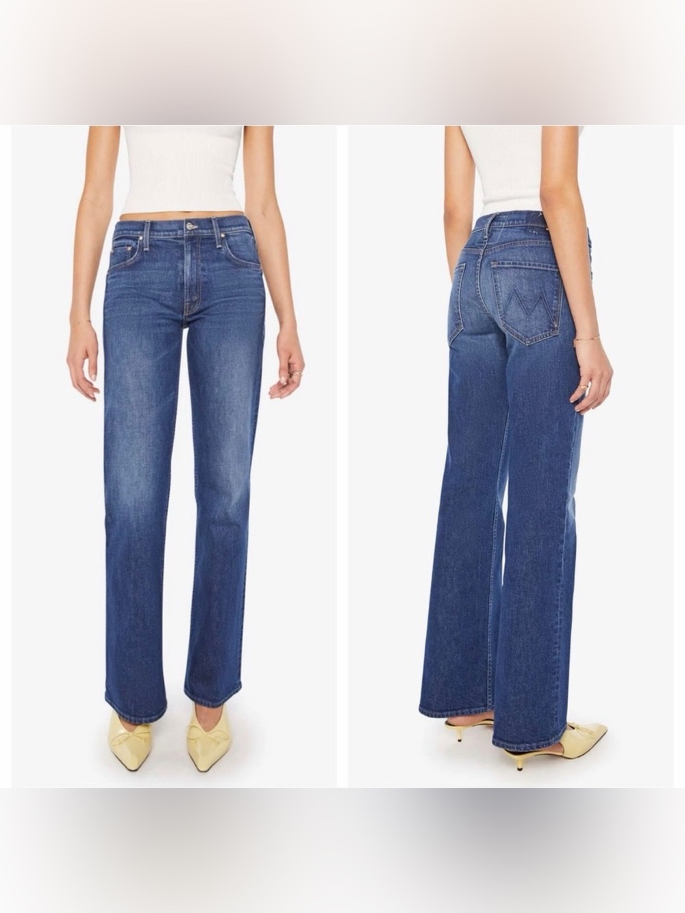 NWOT Mother Superior The Bookie Ankle Sneak Perfectly Imperfect Mid-Rise Bootcut